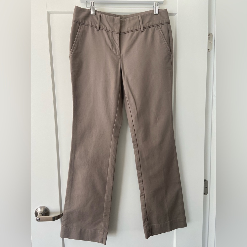 LOFT Taupe Modern Pant